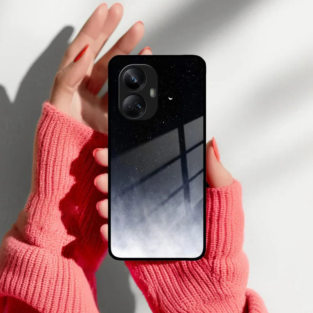 Moon Galaxy Glass Phone Case For Realme/Narzo - ShopOnCliQ
