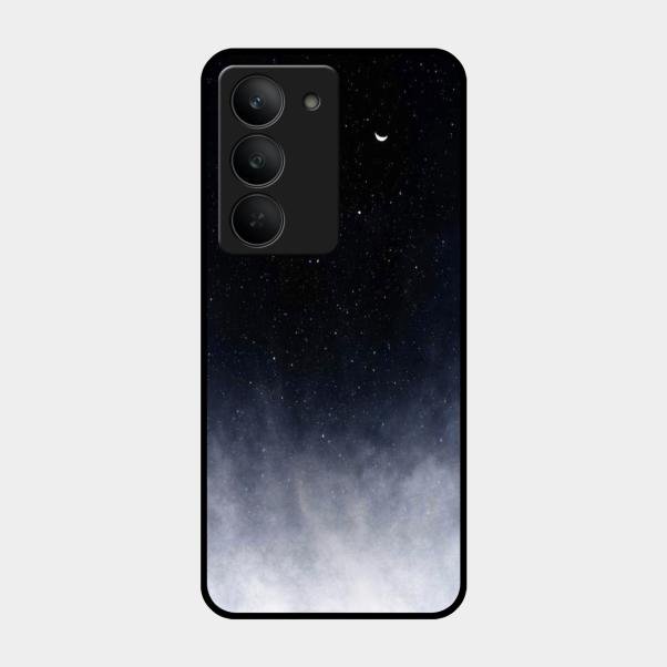 Moon Galaxy Glass Phone Case For Realme 14X 5G