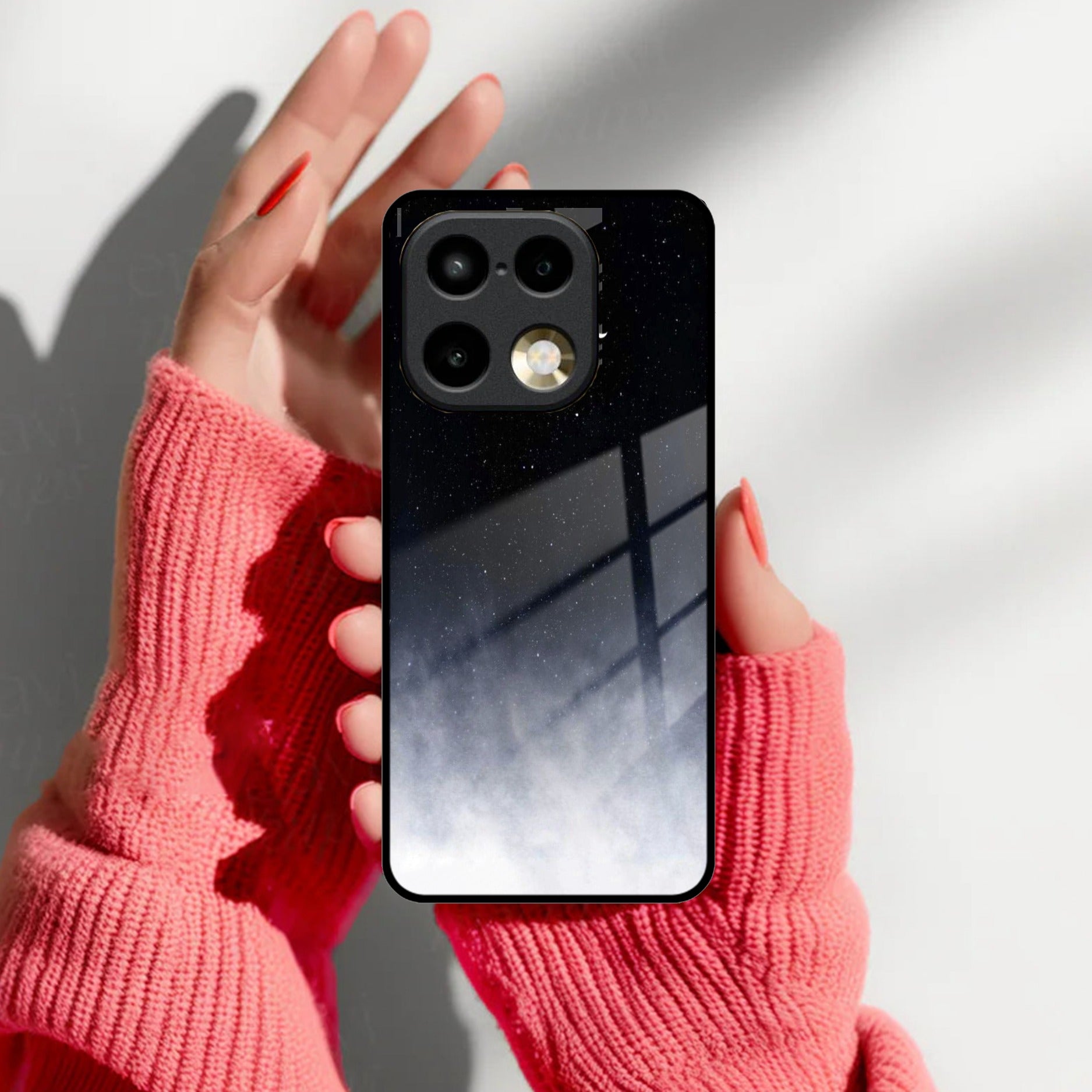 Moon Galaxy Glass Phone Case For Realme/Narzo