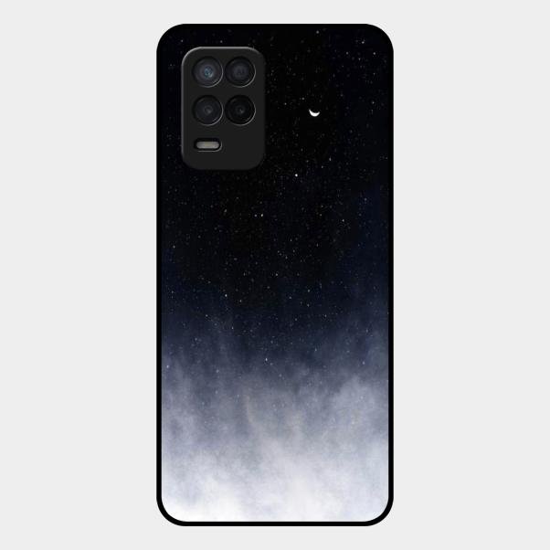 Moon Galaxy Glass Phone Case For Realme 8 5G