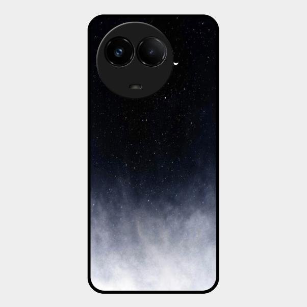 Moon Galaxy Glass Phone Case For Realme C67 5G