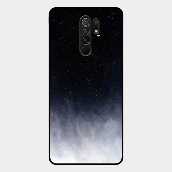 Moon Galaxy Glass Phone Case For Redmi 9 Prime