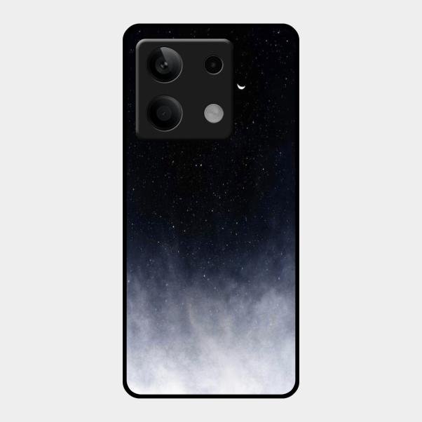 Moon Galaxy Glass Phone Case For Redmi Note 13 5G