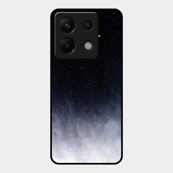 Moon Galaxy Glass Phone Case For Redmi Note 13 Pro 5G