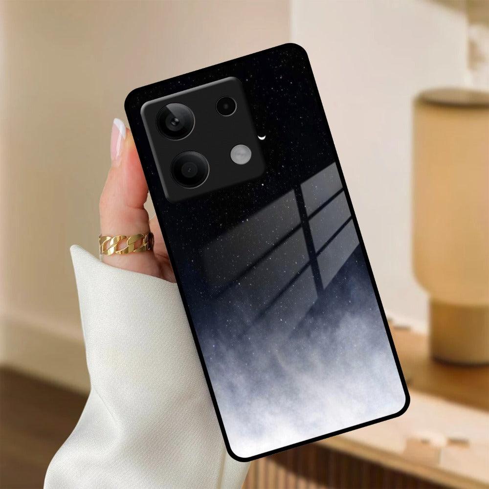 Moon Galaxy Glass Phone Case For Redmi/Xiaomi