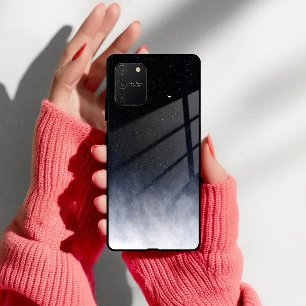 Moon Galaxy Glass Phone Case For Samsung - ShopOnCliQ