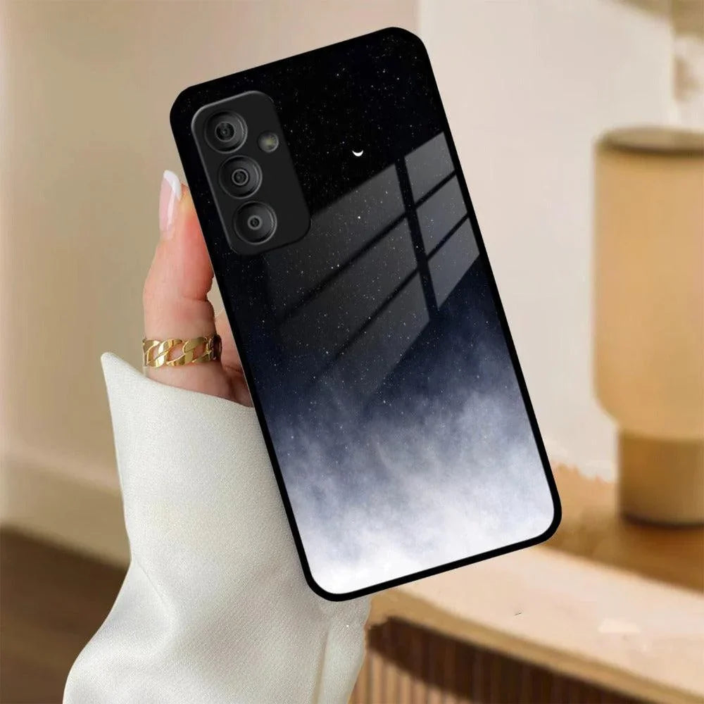 Moon Galaxy Glass Phone Case For Samsung - ShopOnCliQ