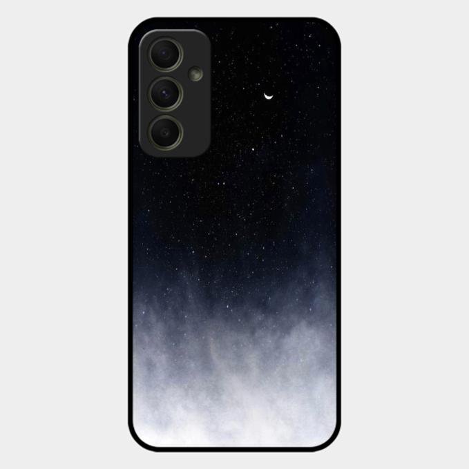 Moon Galaxy Glass Phone Case For Samsung Galaxy A34 5G