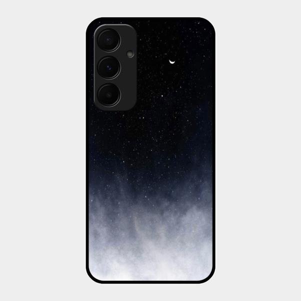 Moon Galaxy Glass Phone Case For Samsung Galaxy A35 5G