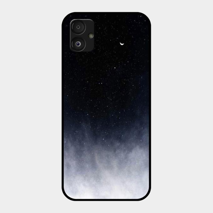 Moon Galaxy Glass Phone Case For Samsung Galaxy F14 5G