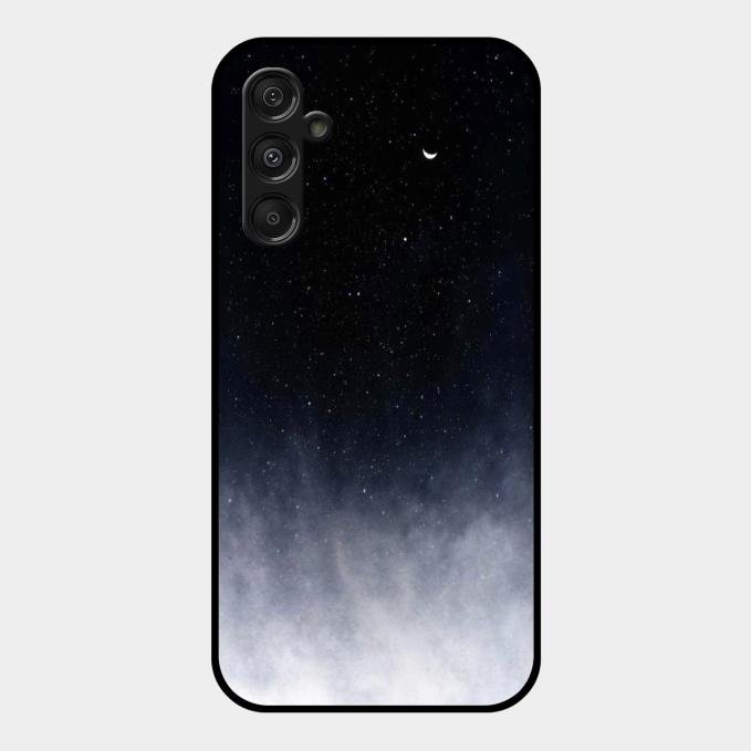 Moon Galaxy Glass Phone Case For Samsung Galaxy F34 5G