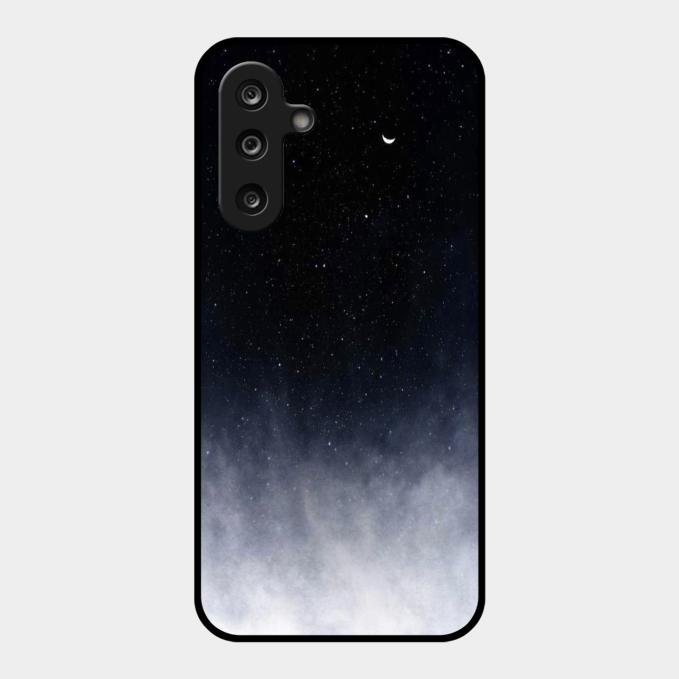 Moon Galaxy Glass Phone Case For Samsung Galaxy F36 5G