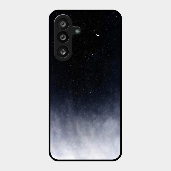 Moon Galaxy Glass Phone Case For Samsung Galaxy F55 5G