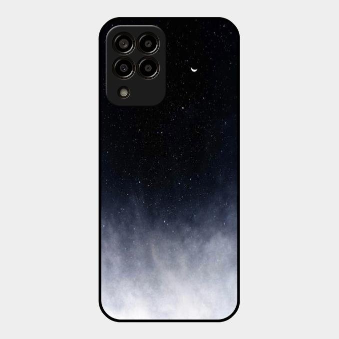 Moon Galaxy Glass Phone Case For Samsung Galaxy M33 5G