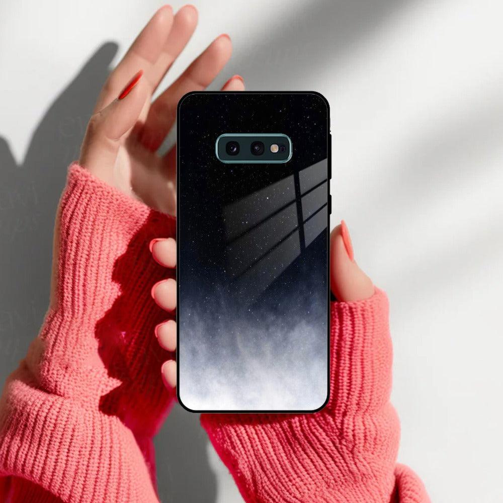 Moon Galaxy Glass Phone Case For Samsung