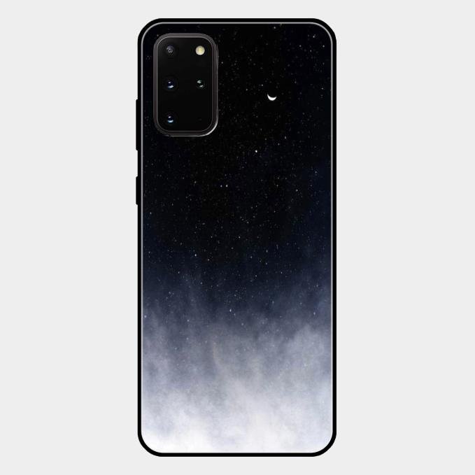 Moon Galaxy Glass Phone Case For Samsung Galaxy S20 Plus