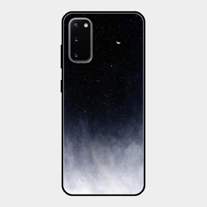 Moon Galaxy Glass Phone Case For Samsung Galaxy S20