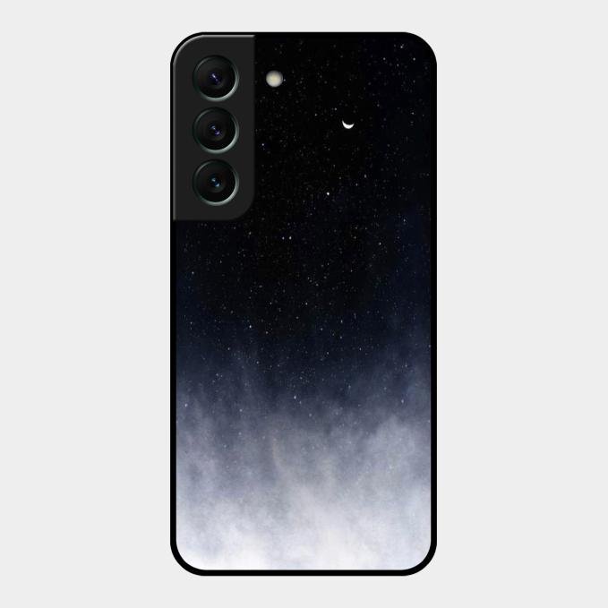 Moon Galaxy Glass Phone Case For Samsung Galaxy S22 5G