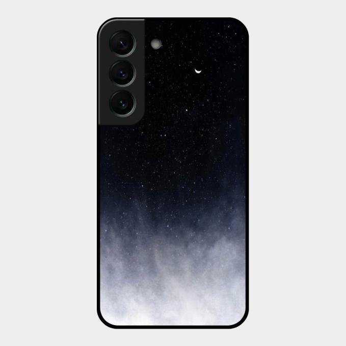 Moon Galaxy Glass Phone Case For Samsung Galaxy S22 Plus 5G