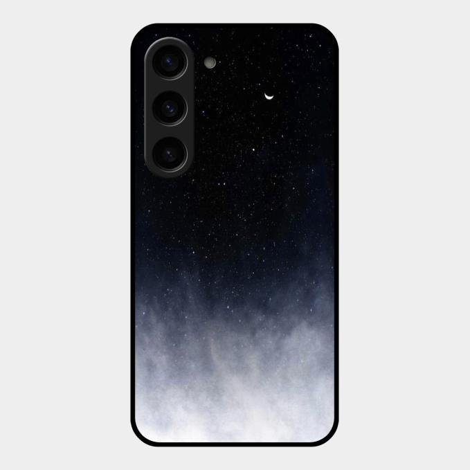 Moon Galaxy Glass Phone Case For Samsung Galaxy S23 5G