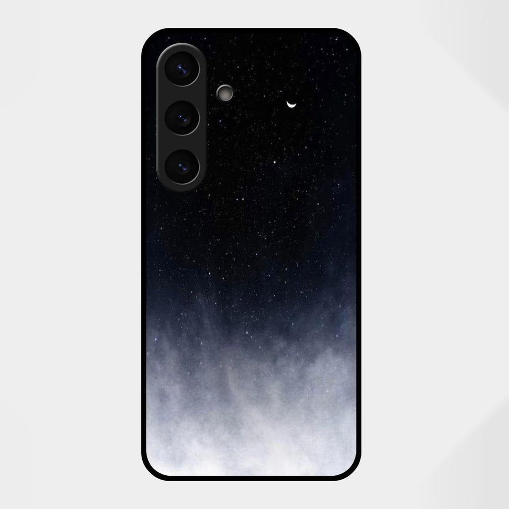 Moon Galaxy Glass Phone Case For Samsung Galaxy S25 FE 5G