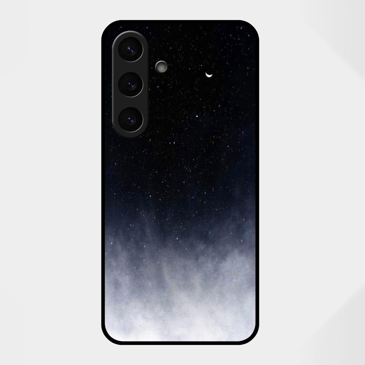 Moon Galaxy Glass Phone Case For Samsung Galaxy S25 FE 5G
