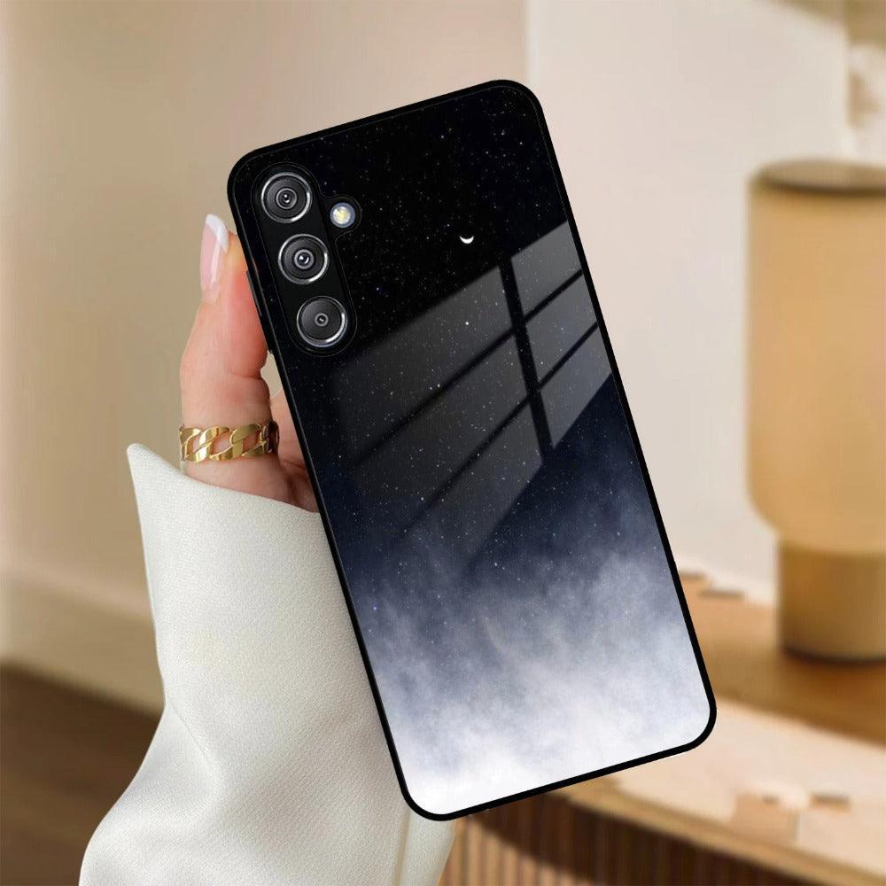 Moon Galaxy Glass Phone Case For Samsung - ShopOnCliQ