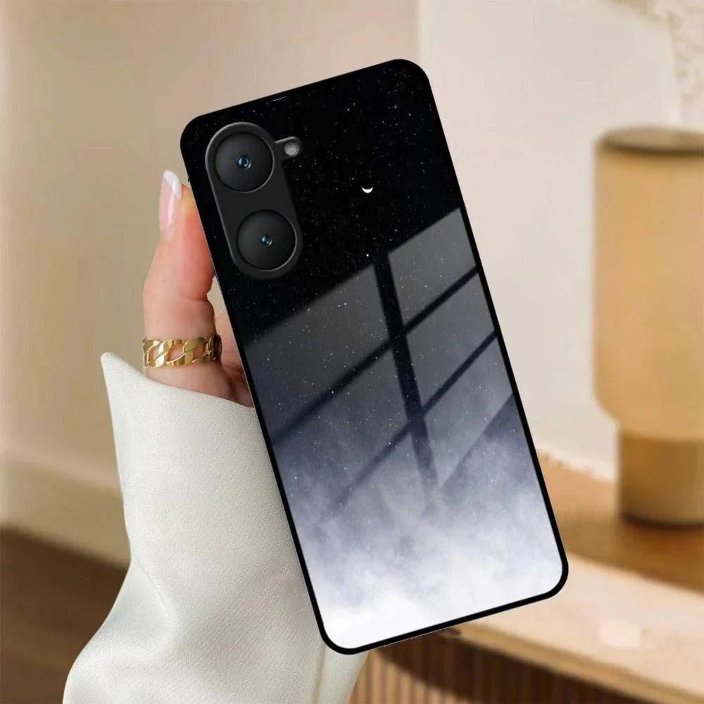 Moon Galaxy Glass Phone Case For Vivo - ShopOnCliQ