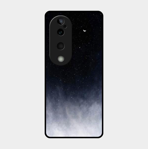 Moon Galaxy Glass Phone Case For Vivo T3 Ultra