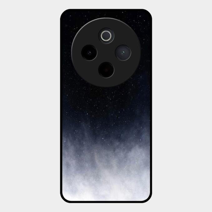 Moon Galaxy Glass Phone Case For Vivo T4 5G