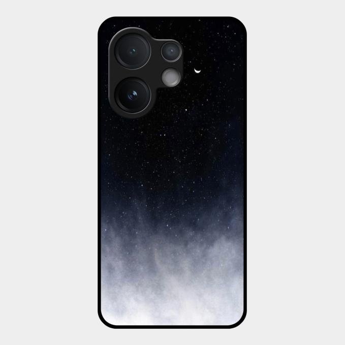 Moon Galaxy Glass Phone Case For Vivo V60 5G
