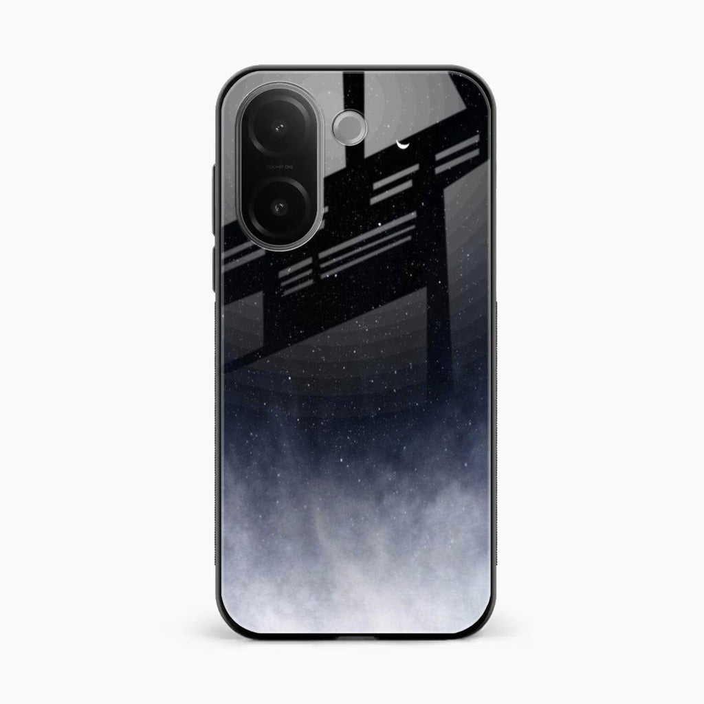 Moon Galaxy Glass Phone Case For Vivo V60e 5G