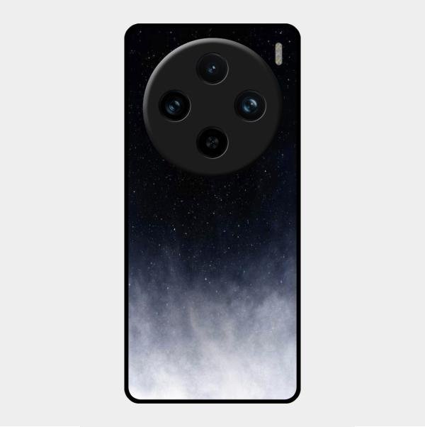 Moon Galaxy Glass Phone Case For Vivo X100 Pro 5G