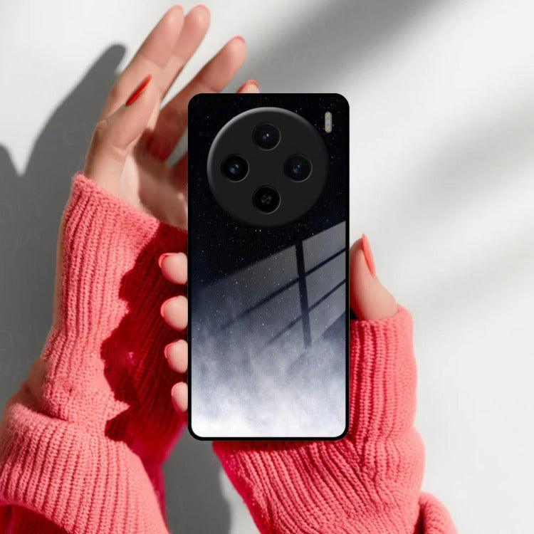 Moon Galaxy Glass Phone Case For Vivo - ShopOnCliQ