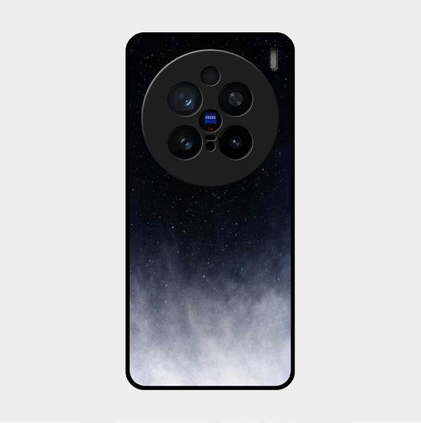 Moon Galaxy Glass Phone Case For Vivo X200 Pro 5G