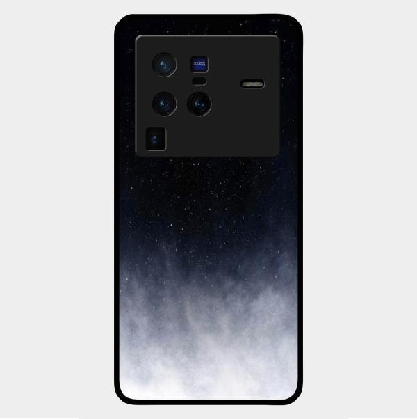 Moon Galaxy Glass Phone Case For Vivo X80 Pro 5G