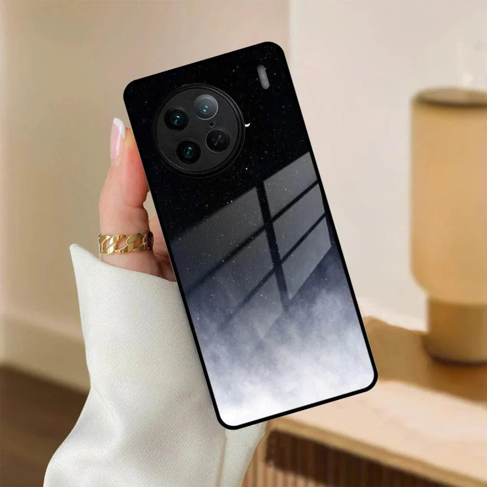 Moon Galaxy Glass Phone Case For Vivo - ShopOnCliQ