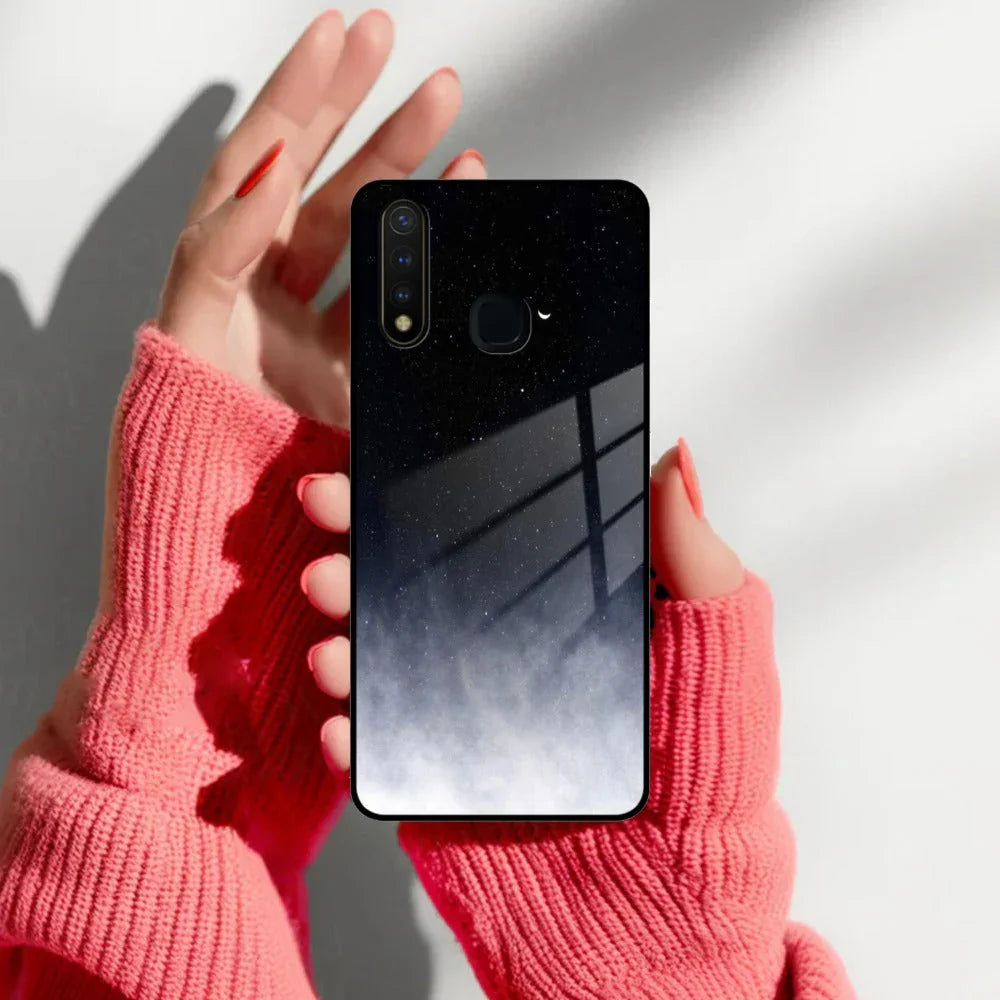 Moon Galaxy Glass Phone Case For Vivo - ShopOnCliQ