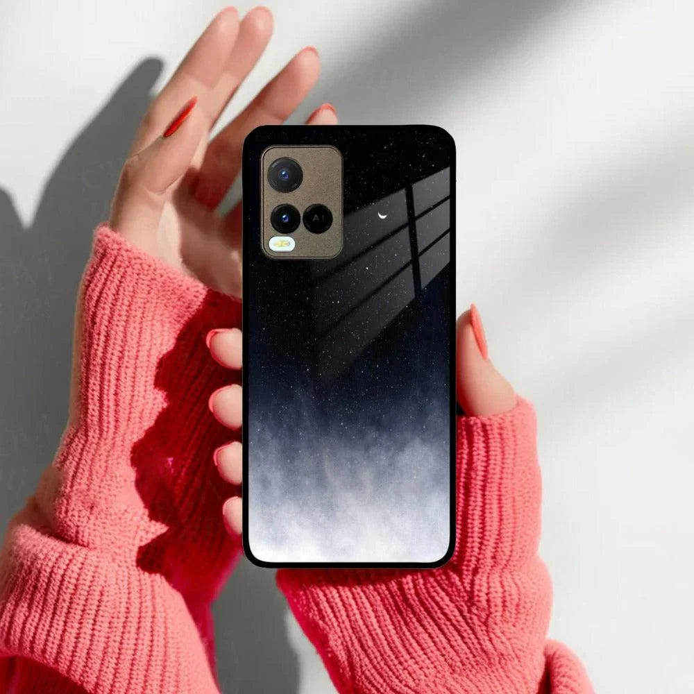 Moon Galaxy Glass Phone Case For Vivo - ShopOnCliQ