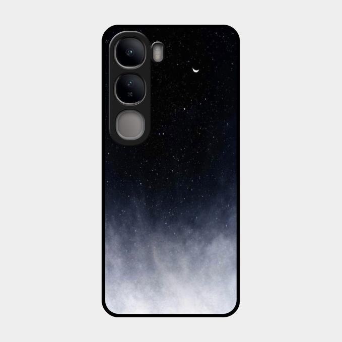Moon Galaxy Glass Phone Case For Vivo Y300 5G