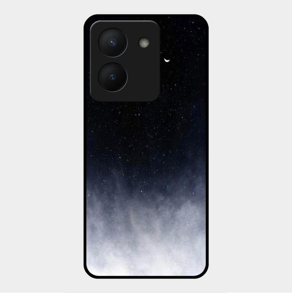 Moon Galaxy Glass Phone Case For Vivo Y36