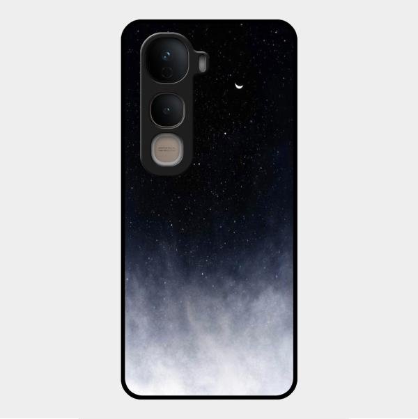 Moon Galaxy Glass Phone Case For Vivo Y400 5G