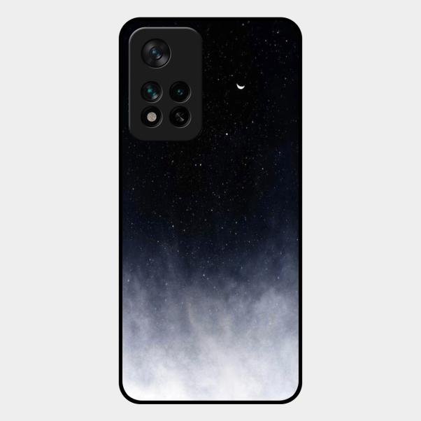 Moon Galaxy Glass Phone Case For Xiaomi 11I 5G