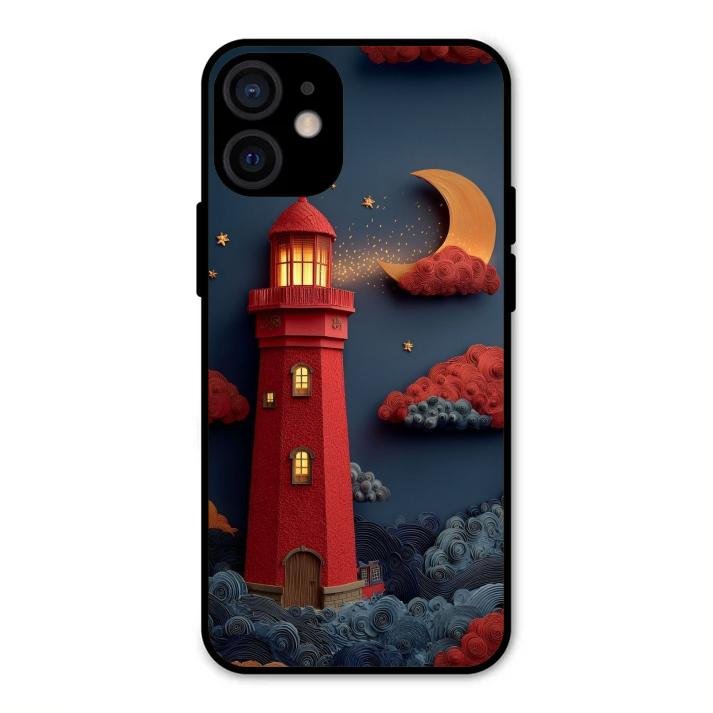 Moonlight Lighthouse Aesthetic Phone Case Cover For iPhone