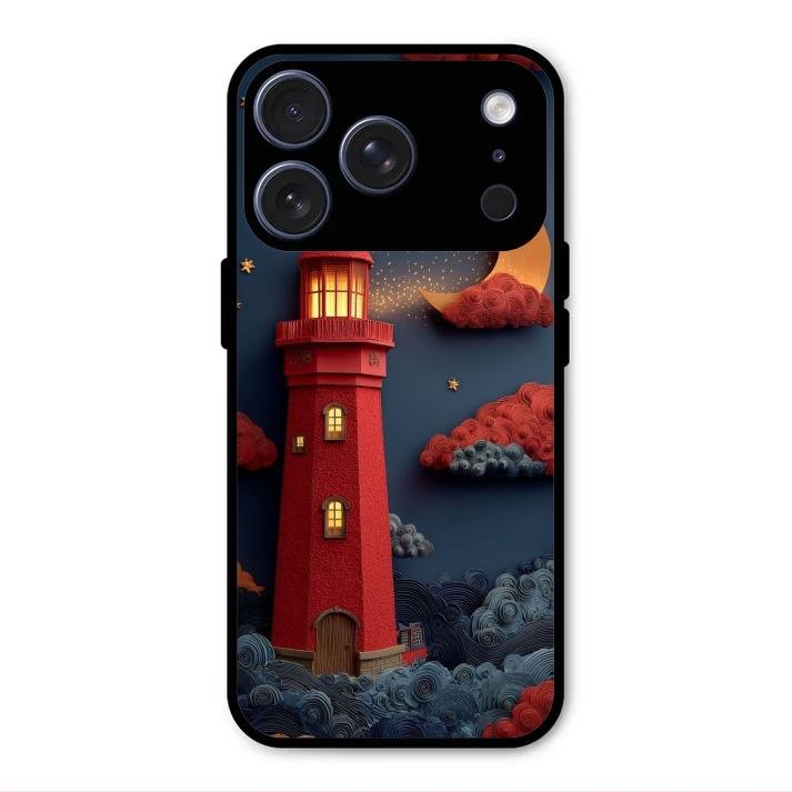 Moonlight Lighthouse Aesthetic Phone Case Cover For iPhone 17 Pro Max