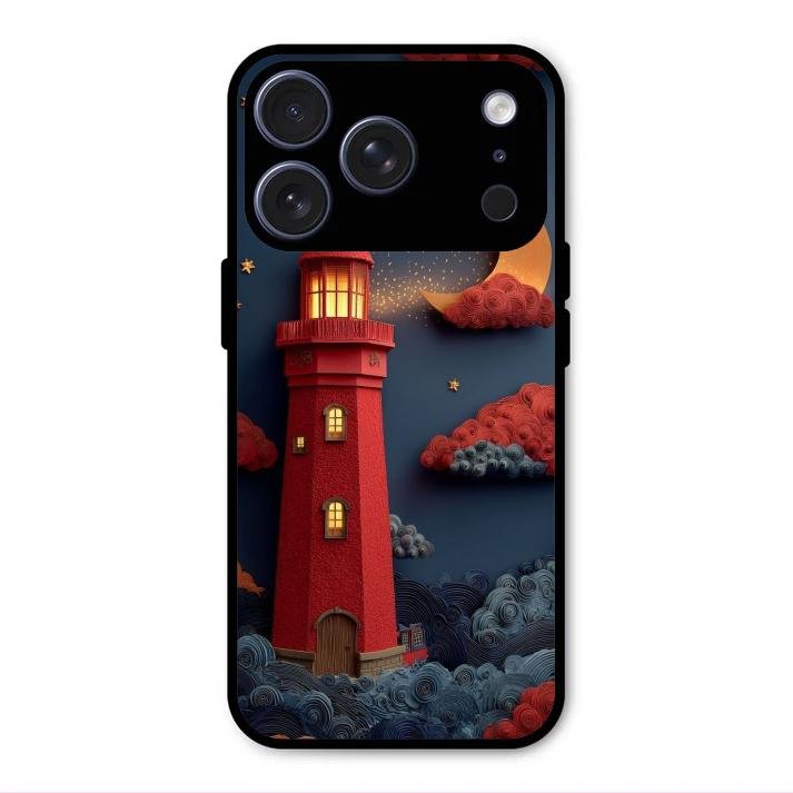 Moonlight Lighthouse Aesthetic Phone Case Cover For iPhone 17 Pro
