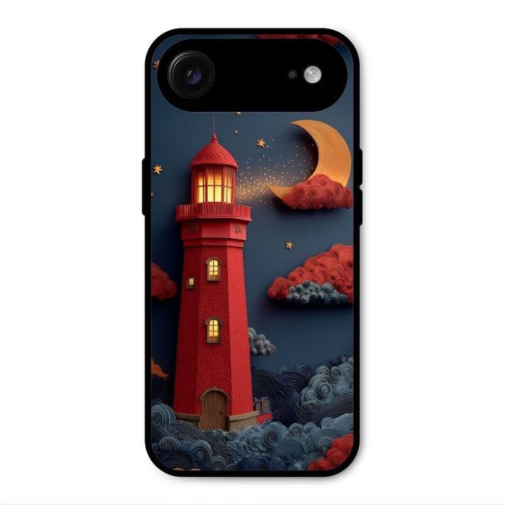 Moonlight Lighthouse Aesthetic Phone Case Cover For iPhone