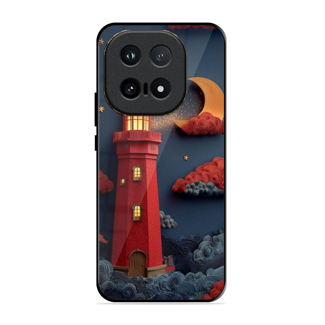 Moonlight Lighthouse Aesthetic Phone Case Cover For iQOO