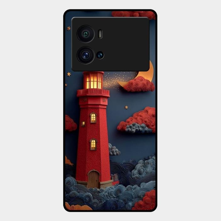 Moonlight Lighthouse Aesthetic Phone Case Cover For Iqoo 9 Pro 5G