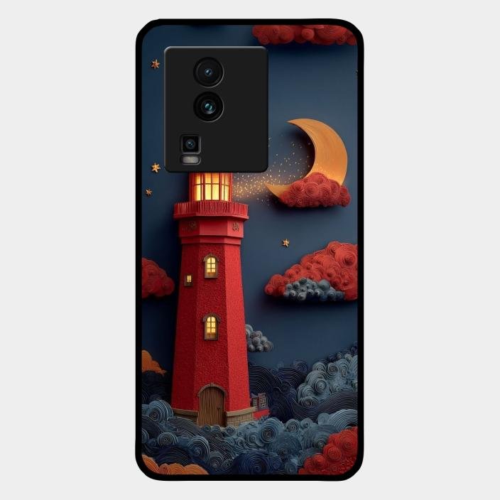 Moonlight Lighthouse Aesthetic Phone Case Cover For Iqoo Neo 7 5G